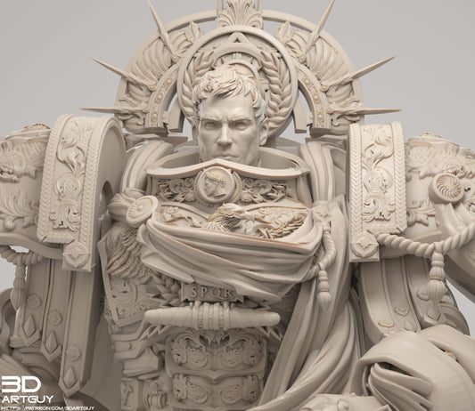 3D Printed Space Caesar by 3DArtGuy Miniatures