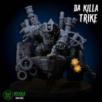 3d Printed Ork Pirate Killa Trike by Mekka Miniatures