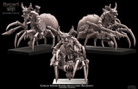 3D printed Goblin Spider Riders by Avatars of War