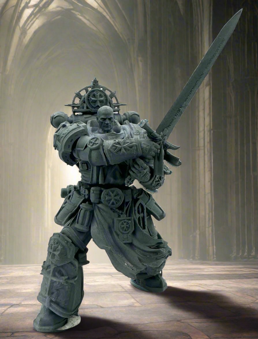 3D Printed High Templar by 3DArtGuy Miniatures