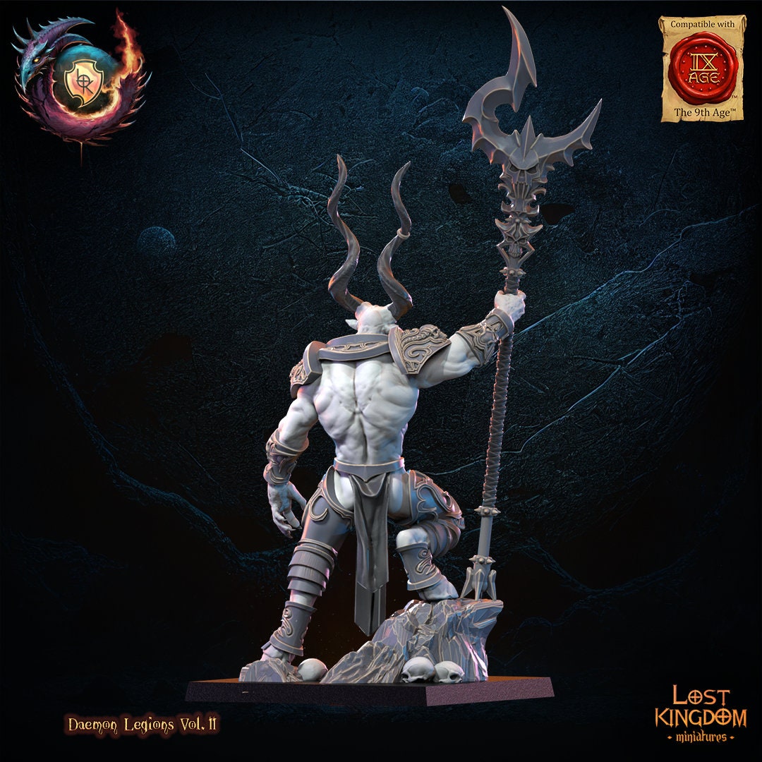 3D Printed Infernal Fiend by Lost Kingdom Miniatures