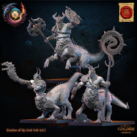 3D Printed Feldrak Command Group by Lost Kingdom Miniatures