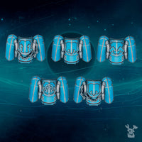 3d Printed Scylla Legion Jetpacks x10 by DakkaDakka Miniatures