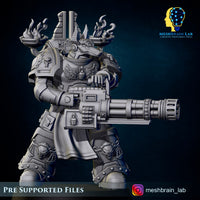 3d Printed Reapers of the Thousand Souls Squad x5 by Meshbrain Labs