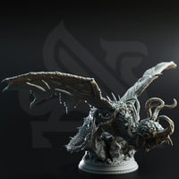 3D Printed Eldritch Flayed Dragon by DM Stash