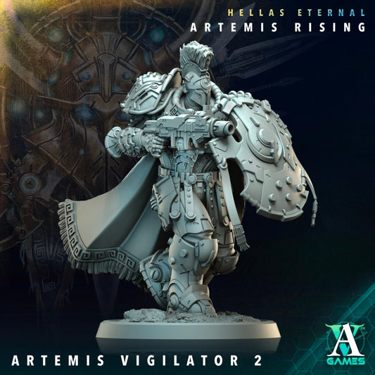 3D Printed Artemis Vigilator by Archvillain Games