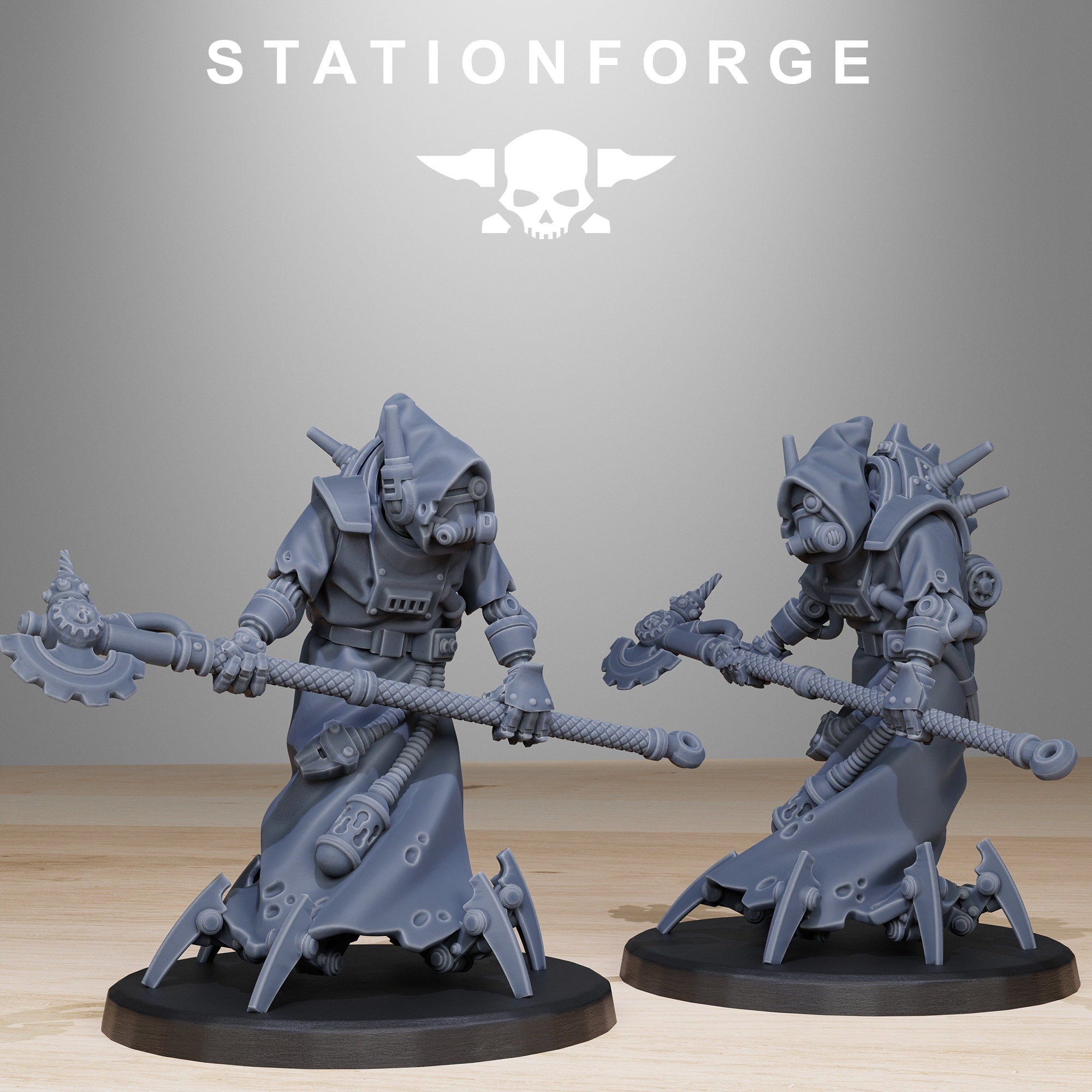 3D Printed Scavenger Elders by StationForge Miniatures