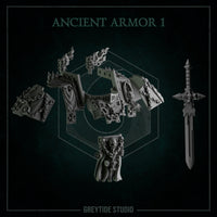 3d Printed Ancient Armor Upgrade Kit by Greytide Studio