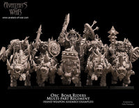 3D Printed Orc Boar Rider Regiment by Avatars of War