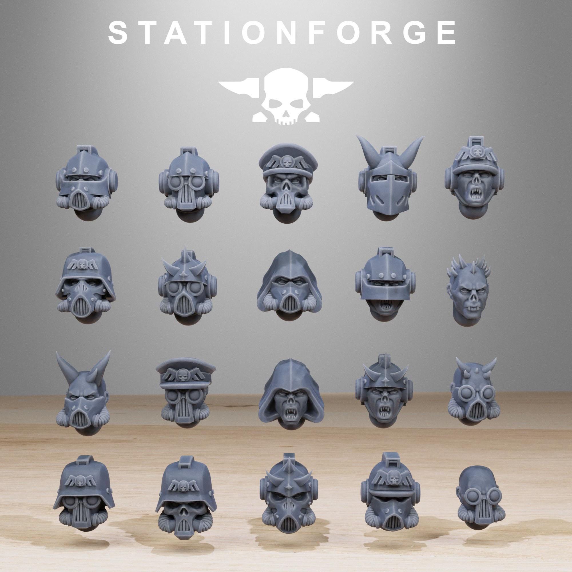 3D Printed Corrupted Guard Build Kit by StationForge Miniatures