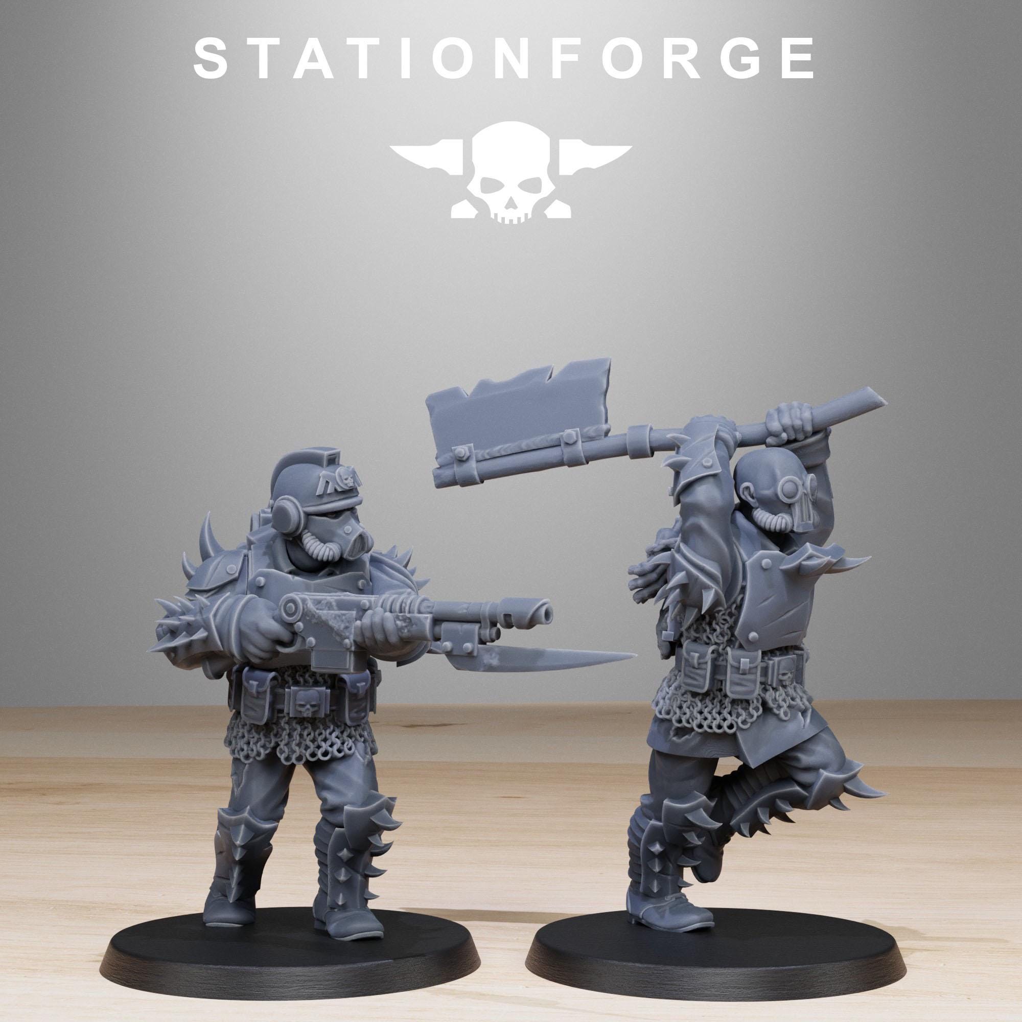 3D Printed Corrupted Guard Build Kit by StationForge Miniatures