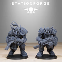 3D Printed Orkaz Troll Infantry x10 by StationForge Miniatures