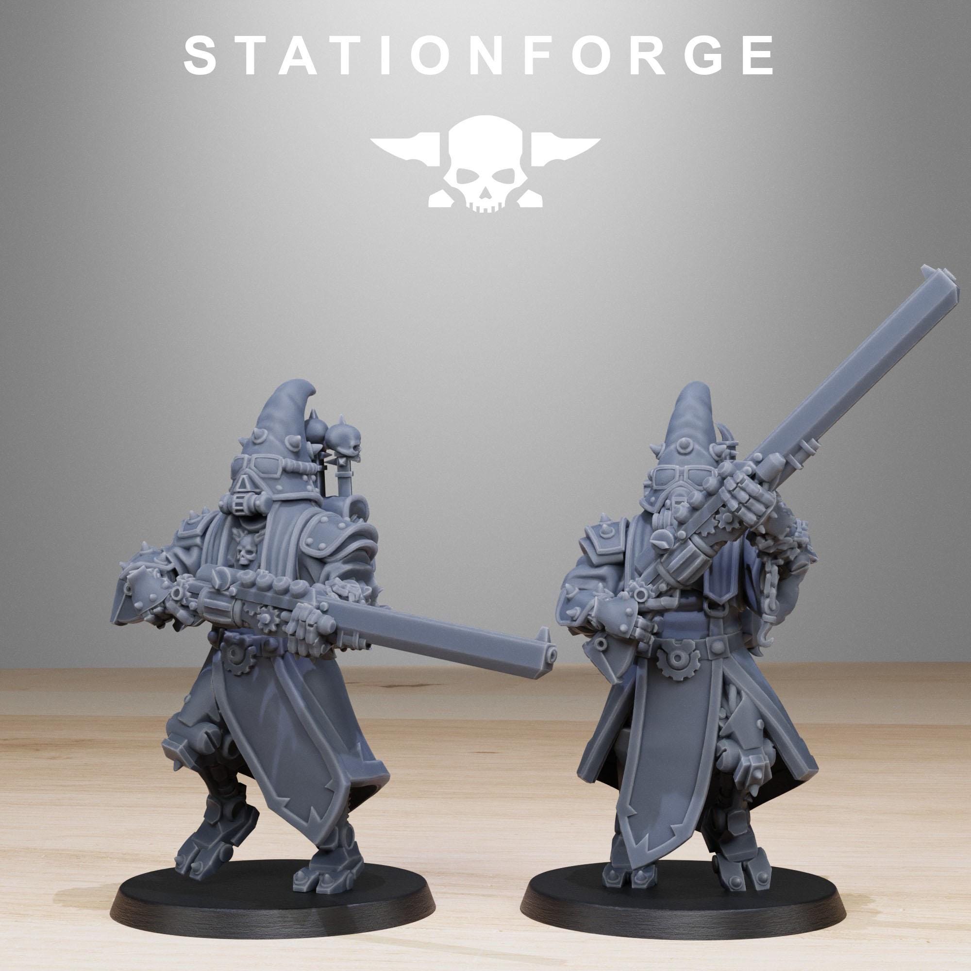 3D Printed Scavenger Cultists by StationForge Miniatures