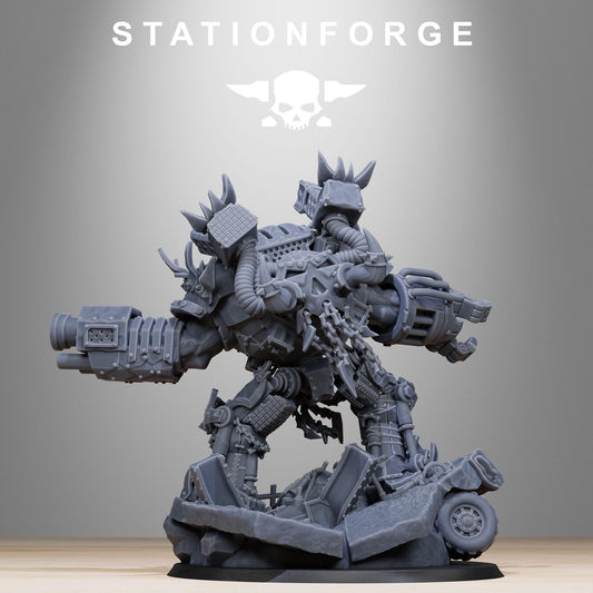 3D Printed Orkaz Grand Nutta v2 by StationForge Miniatures