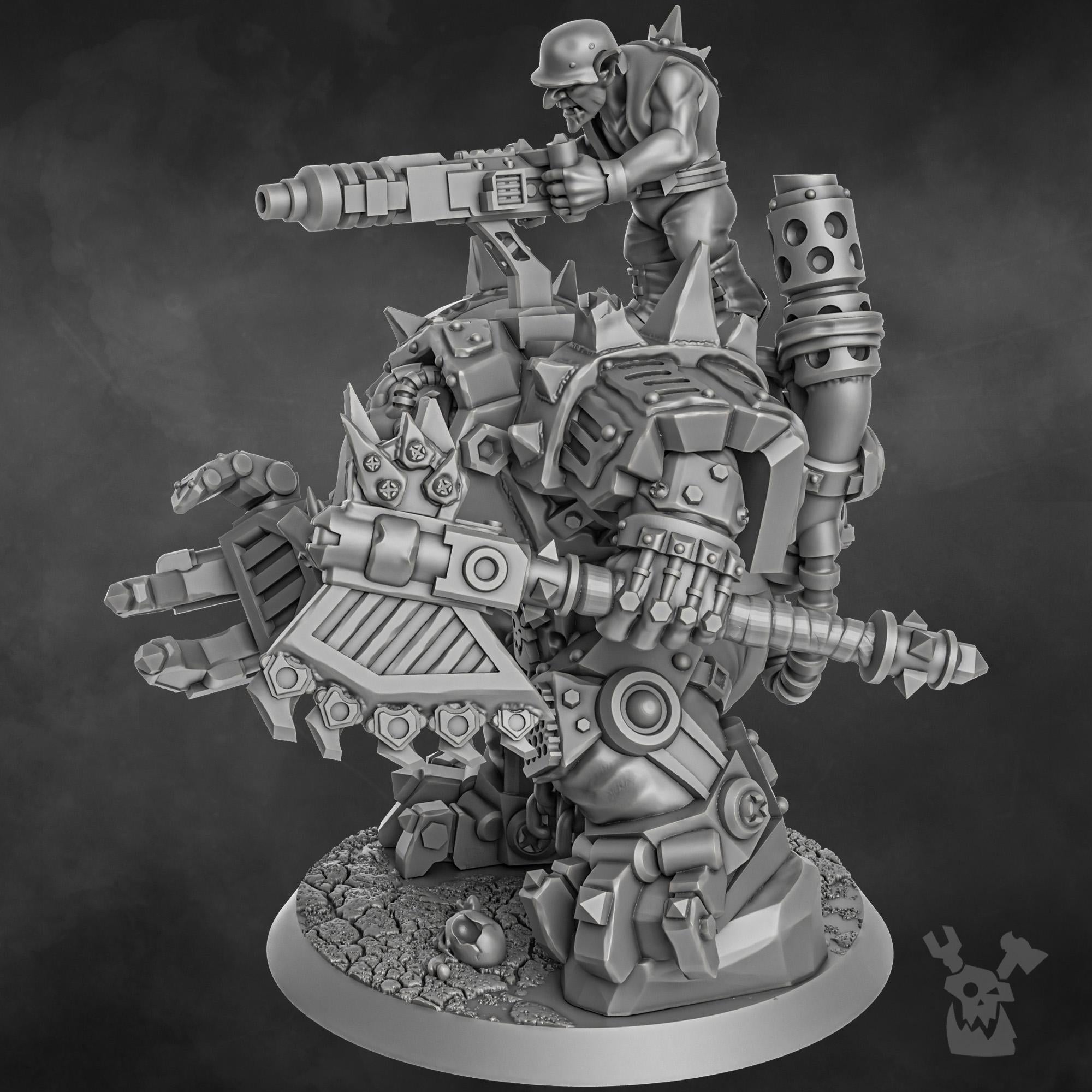 3D Printed Da Great Arma Boss by DakkaDakka Miniatures