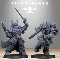 3d Printed Socratis Dragon Knights by Stationforge Miniatures