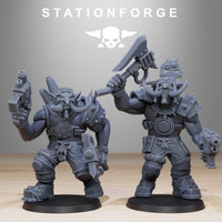 3D Printed Orkaz Troll Infantry x10 by StationForge Miniatures