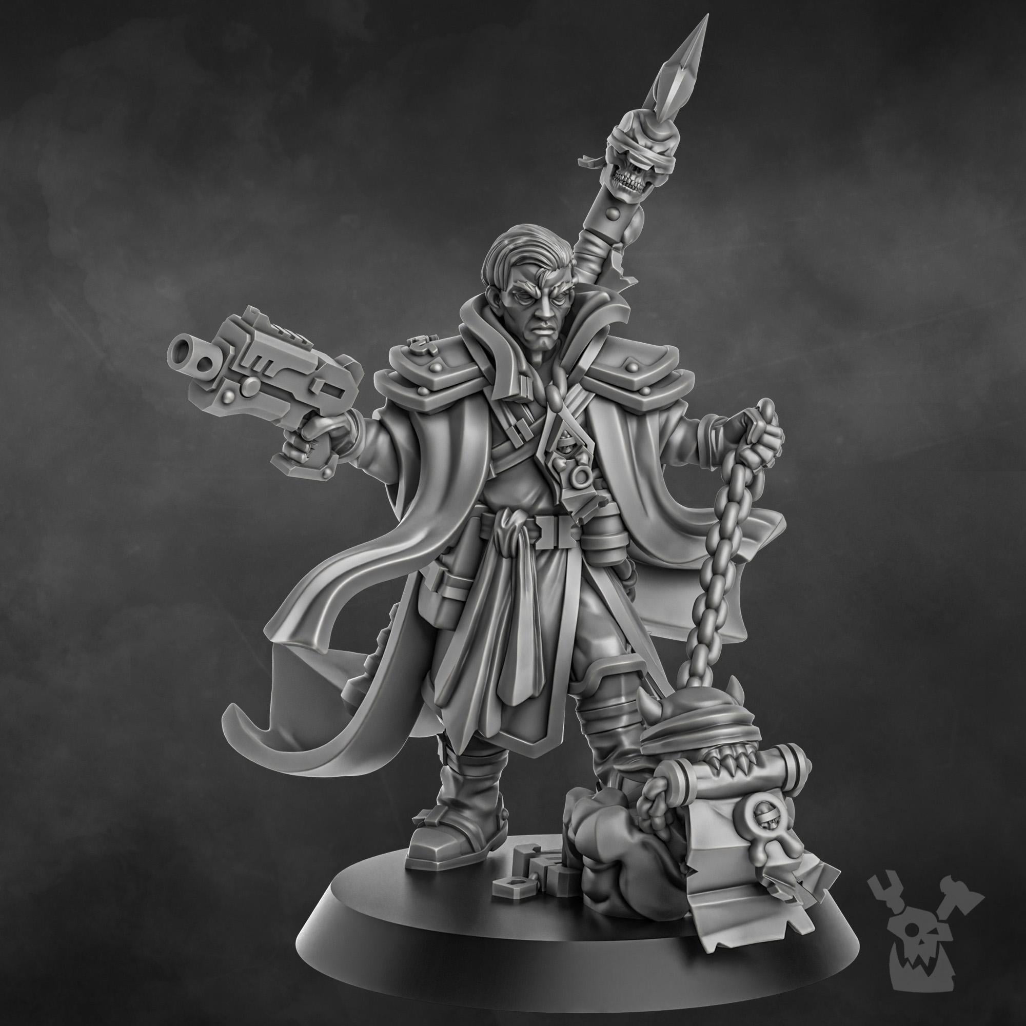 3d Printed Imperial Investigator by DakkaDakka Miniatures