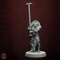 3D printed Orc Swordmasters by Monolith Arts