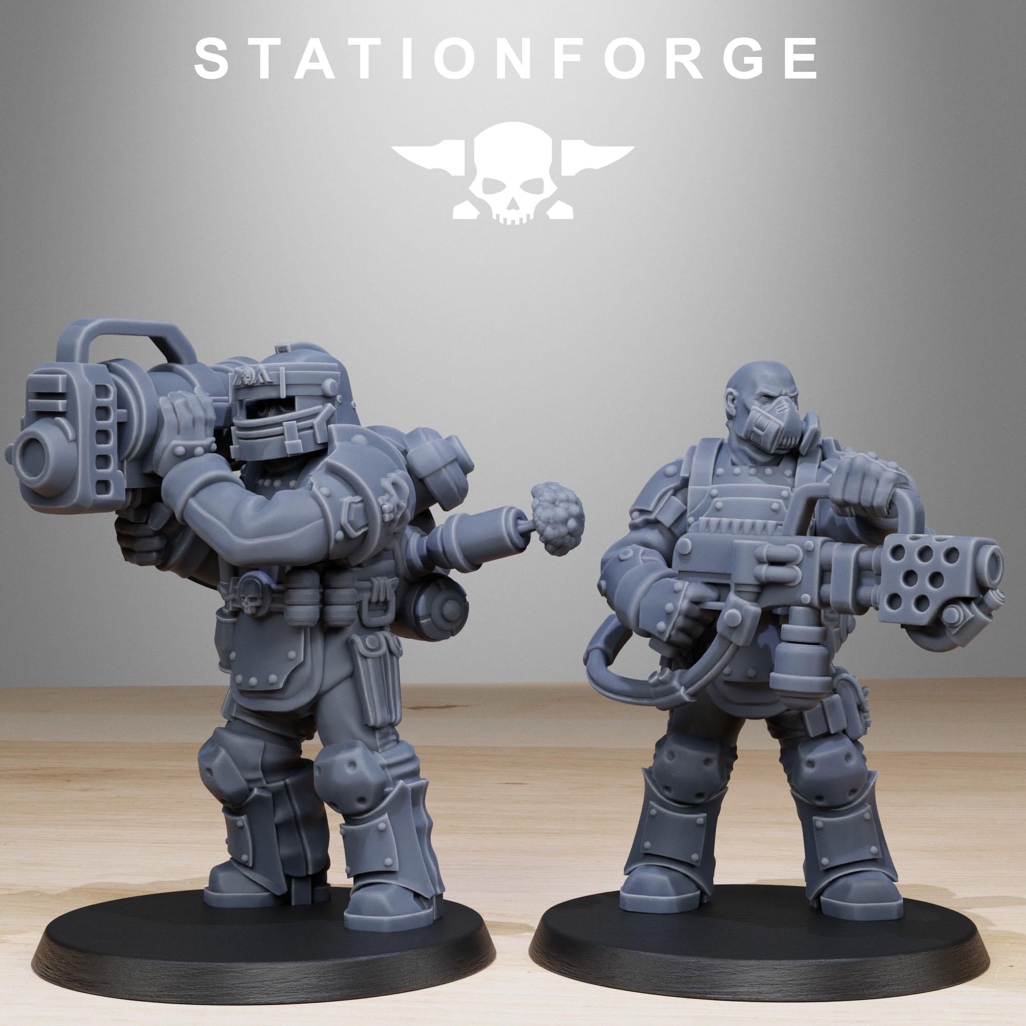 3D Printed GrimGuard Anti-Armor by StationForge Miniatures