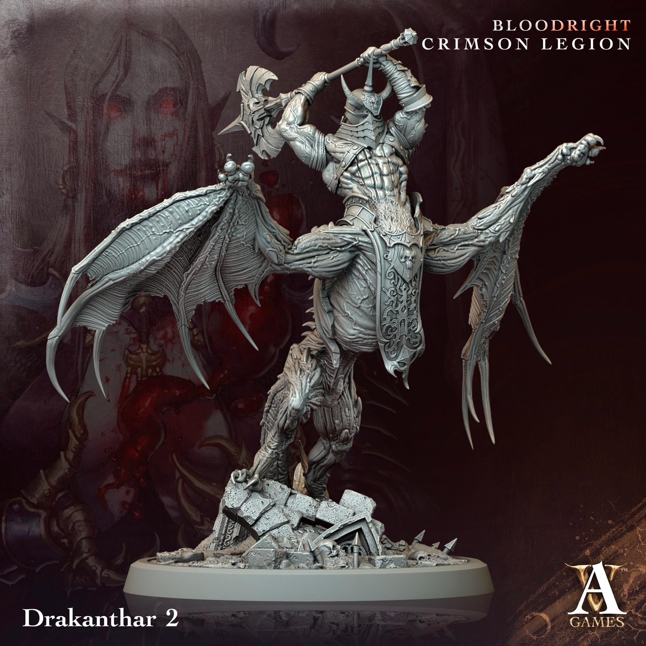 3D Printed Drakanthar by Archvillain Games