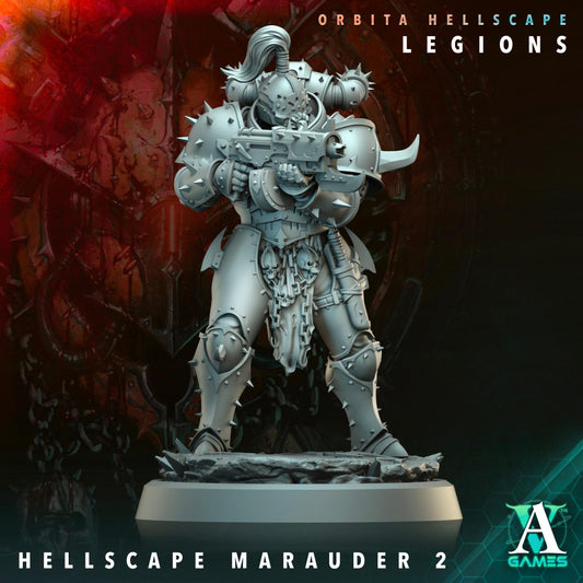 3D Printed Hellscape Marauder by Archvillain Games