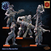 3d Printed Undead Pirate Regiment by Lost Kingdom Miniatures