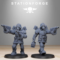3D Printed GrimGuard Aerotroops by StationForge Miniatures