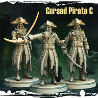 3d Printed Cursed Buccaneers by Monolith Arts