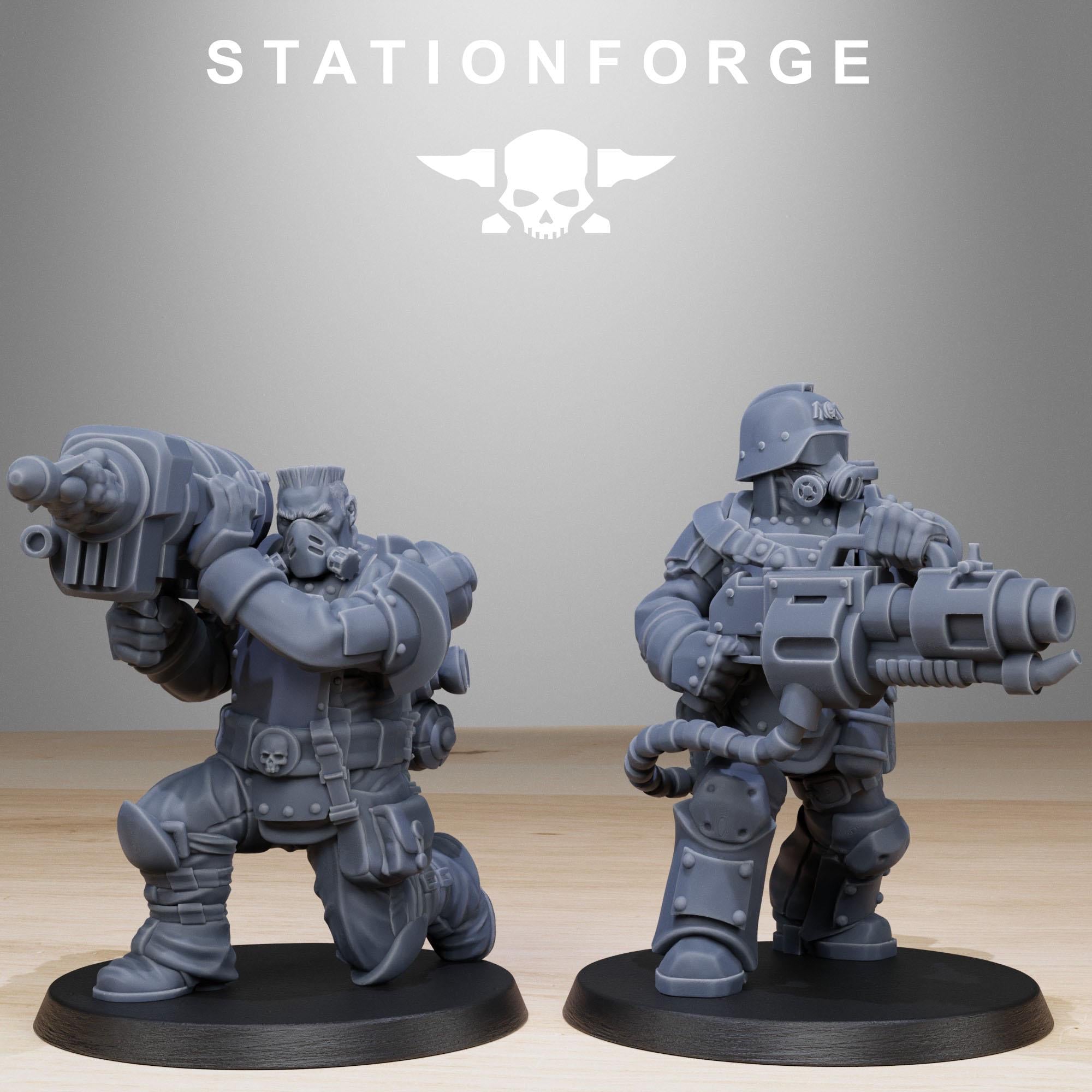 3D Printed GrimGuard Anti-Armor by StationForge Miniatures