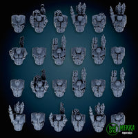 3d Printed Cybork Bodies by Mekka Miniatures