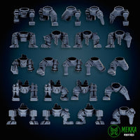3d Printed Cybork Legs by Mekka Miniatures