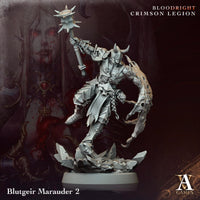 3D Printed Blutgeir Marauders by Archvillain Games