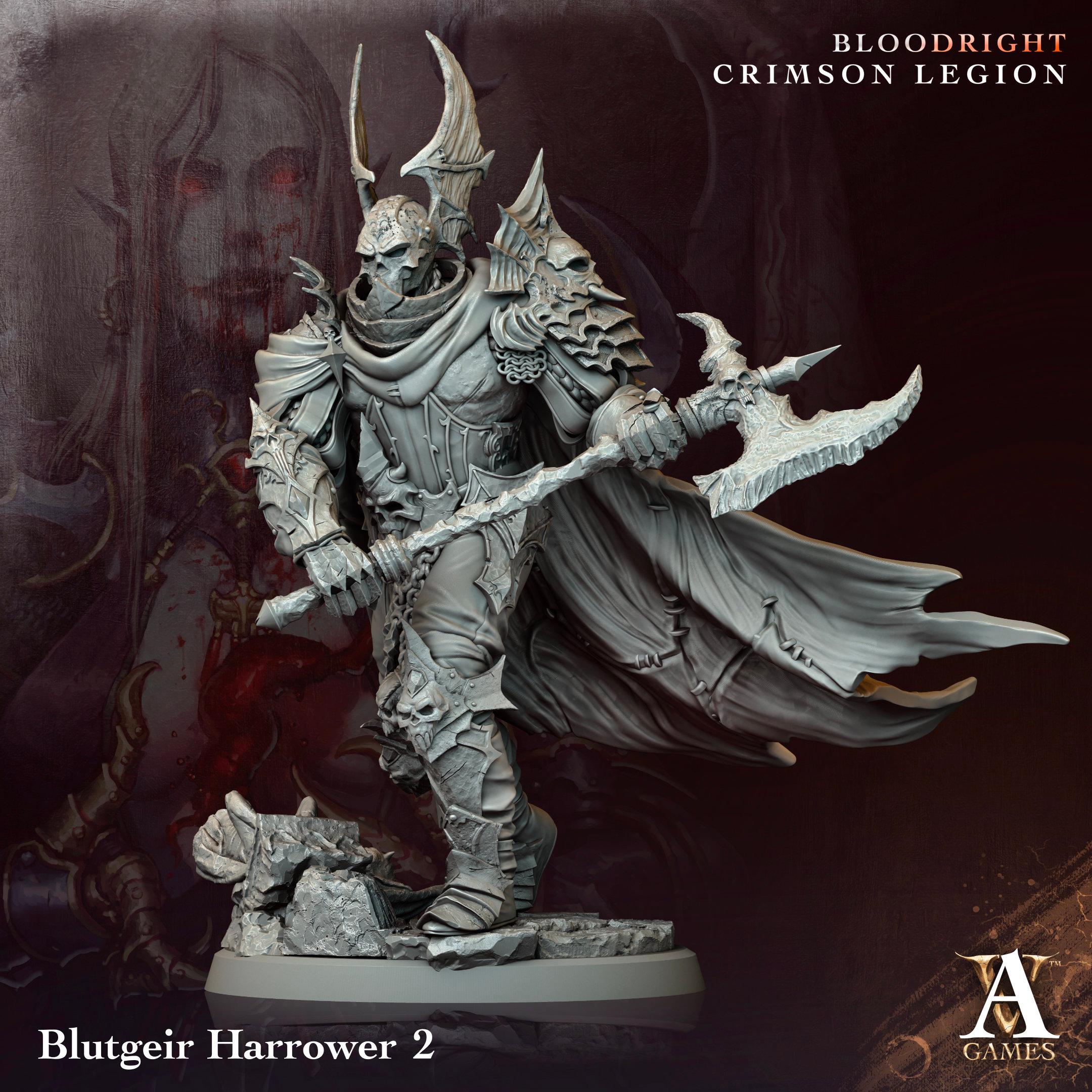 3D Printed Blutgeir Harrower by Archvillain Games