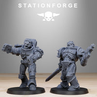 3D Printed Socratis Zombies by StationForge Miniatures