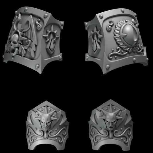 3d Printed Crimson Lords Ancient Armor Upgrade Kit by Greytide Studio