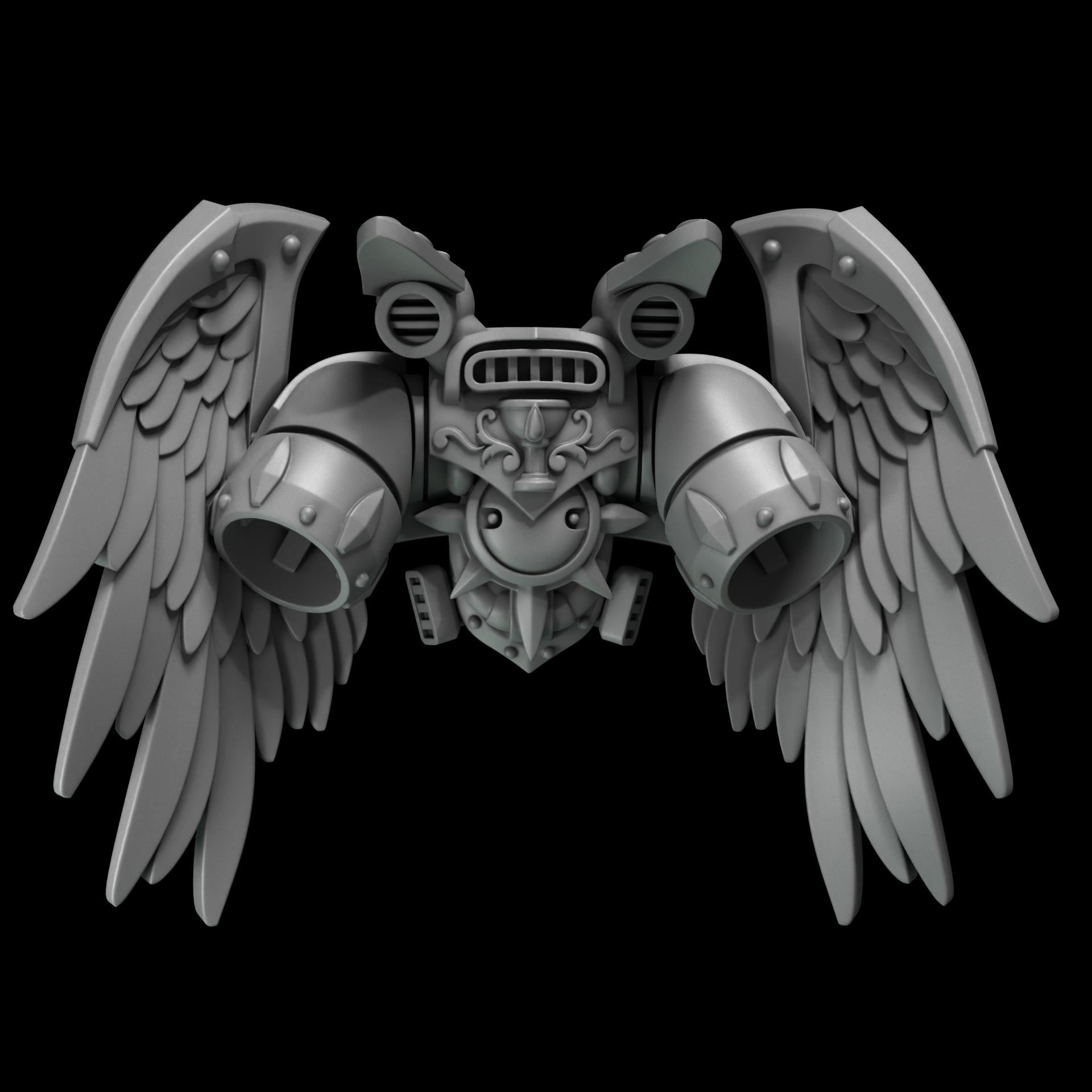 3d Printed Crimson Lords Jetpack Set by Greytide Studio