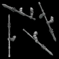 3d Printed Crimson Lords 2 Handed Spear Set  by Greytide Studio