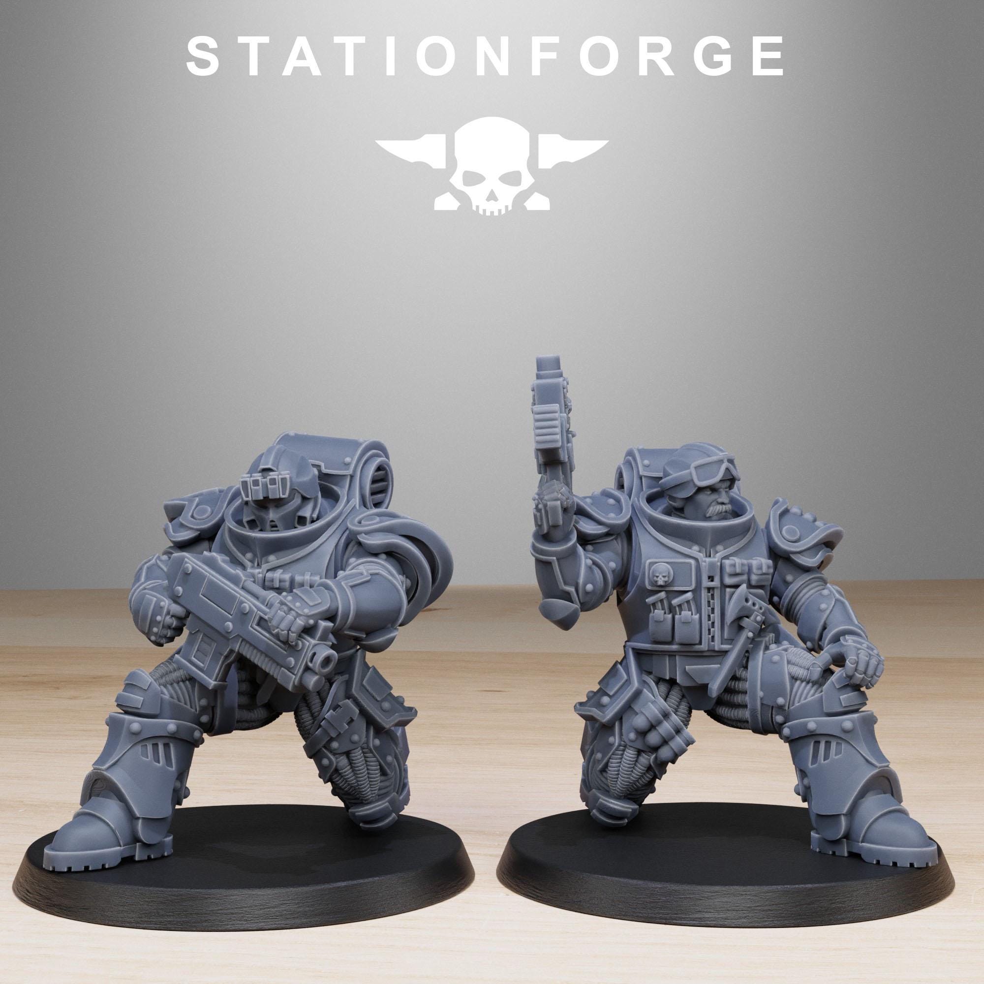 3D Printed Socratis Scouts by StationForge Miniatures