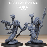 3D Printed Scavenger Serpents by StationForge Miniatures