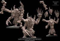 3D printed Trolls of Chaos x5 by Avatars of War