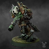 3d Printed Ork Boss Smirknife by DakkaDakka Miniatures