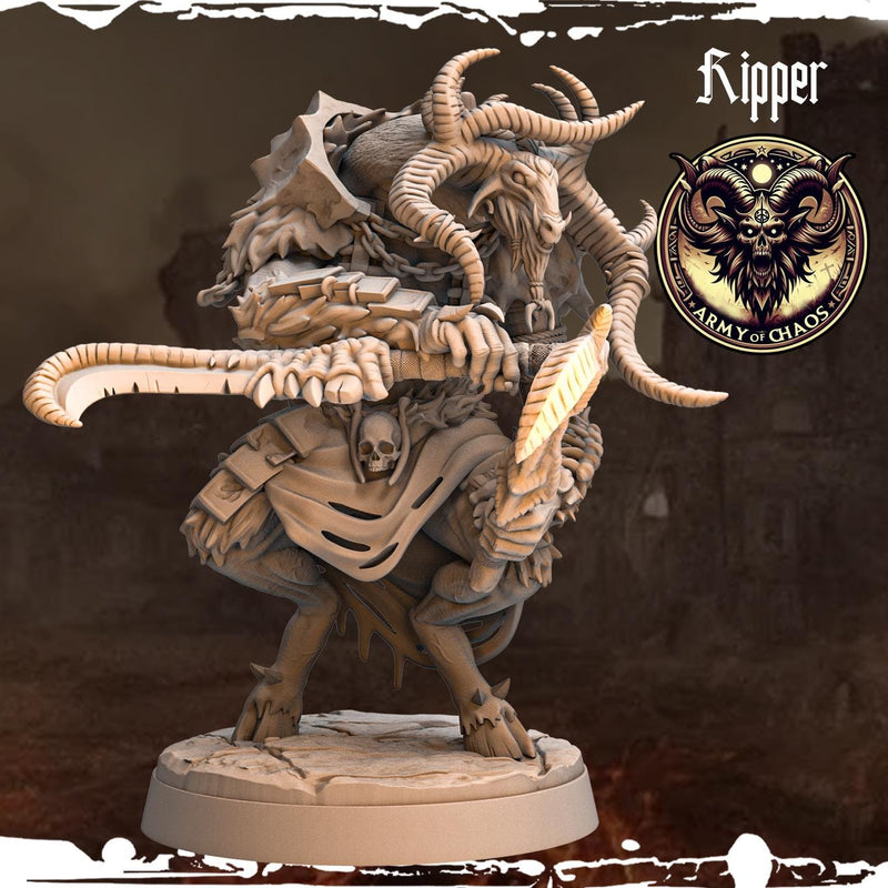 3D Printed Chaos Beast Ripper by Monolith Arts – BIG FRENCHIES
