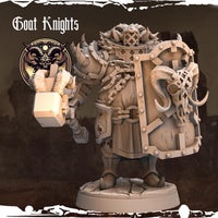 3D Printed Goat Knights by Monolith Arts