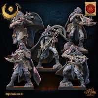 3d Printed Night Elf Arbalest Regiment by Lost Kingdom Miniatures
