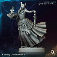 3D Printed Keening Chantmaven by Archvillain Games