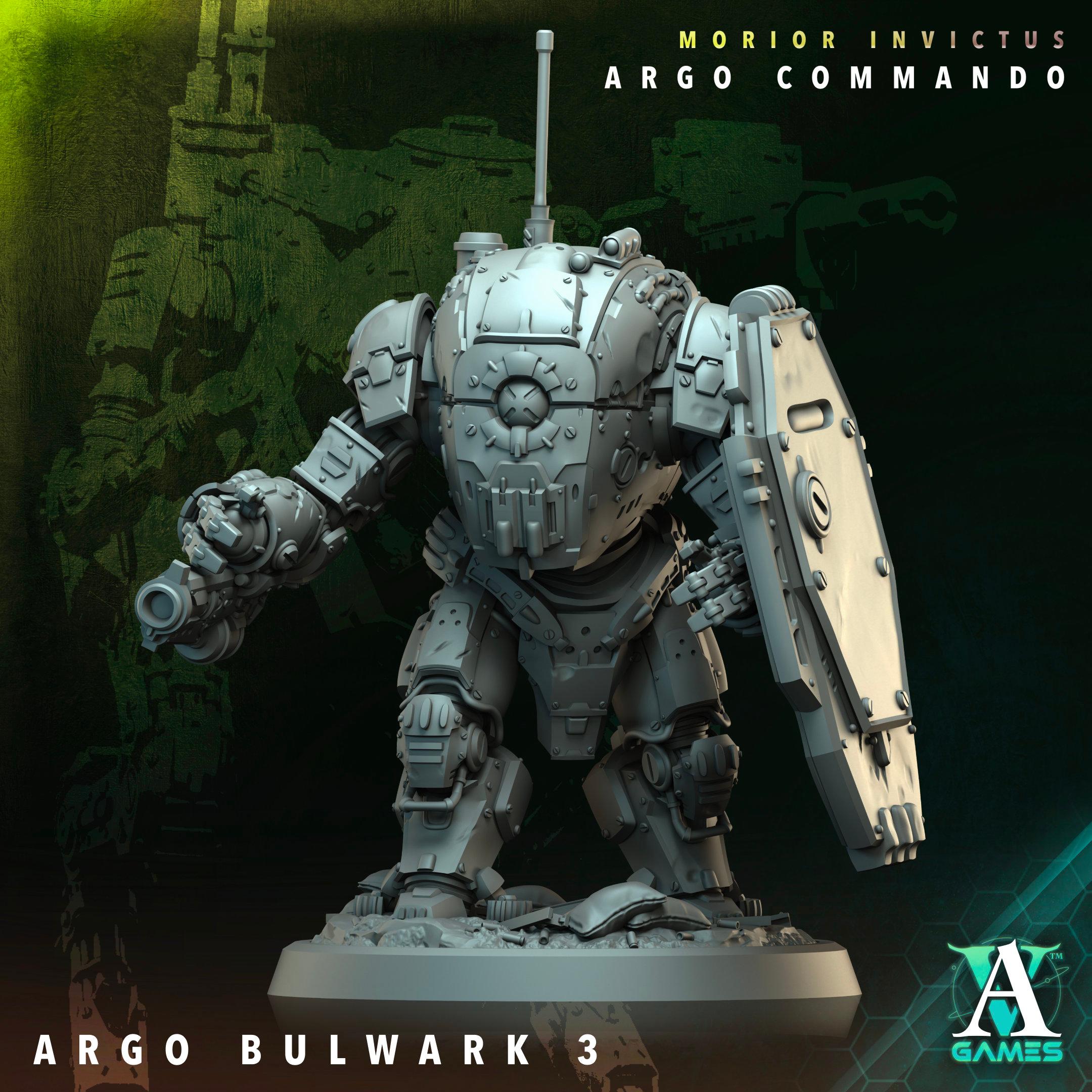 3D Printed Argo Bulwark by Archvillain Games