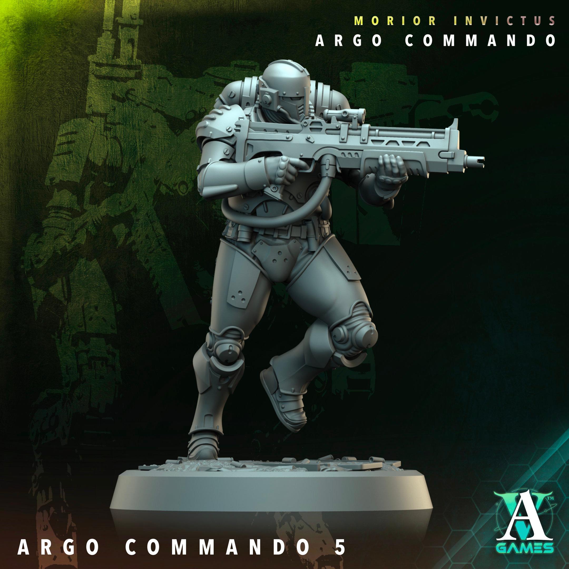 3D Printed Argo Commando by Archvillain Games