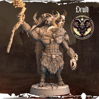 3D Printed Chaos Beast Druids by Monolith Arts