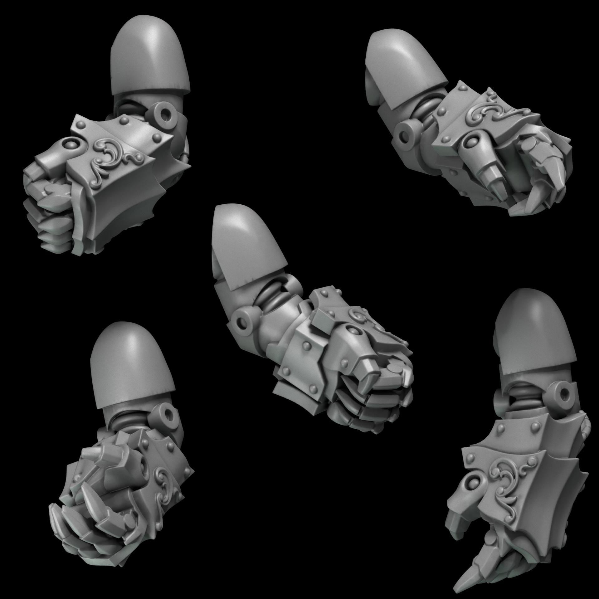 3d Printed Crimson Wings Fists x10 by Greytide Studio